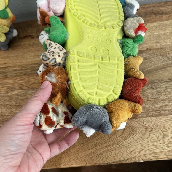Teddy Bear Crocs Adult Sz 8M/10W Unisex Flawed Read Artsy Holidays Quirky Rare main image 5